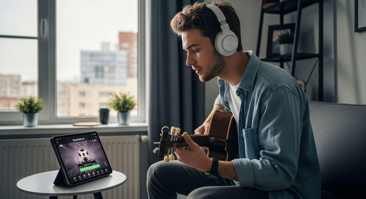 Domina la guitarra con Yousician